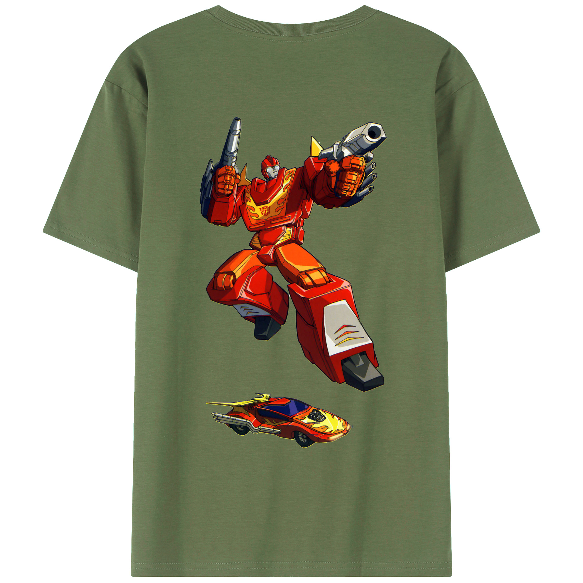 （画像用）  綿100％ メンズ半袖Tシャツ（バックプリント） 通気性